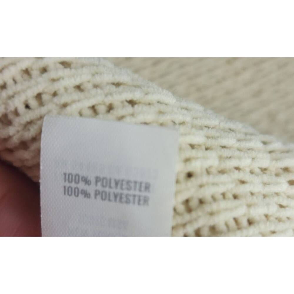 Aerie Sz L/XL | Cream Ivory Oversized Poncho Shawl Hooded Pockets Neutral Comfy - Picture 8 of 8